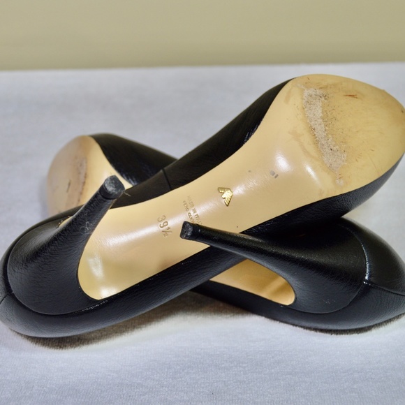 Black Round Toe Hidden Platform Pumps Made in Italy 🇮🇹 - Picture 12 of 13